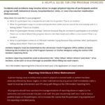 Guide to Incident Reporting"
